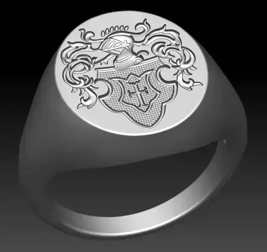 Family crest ring