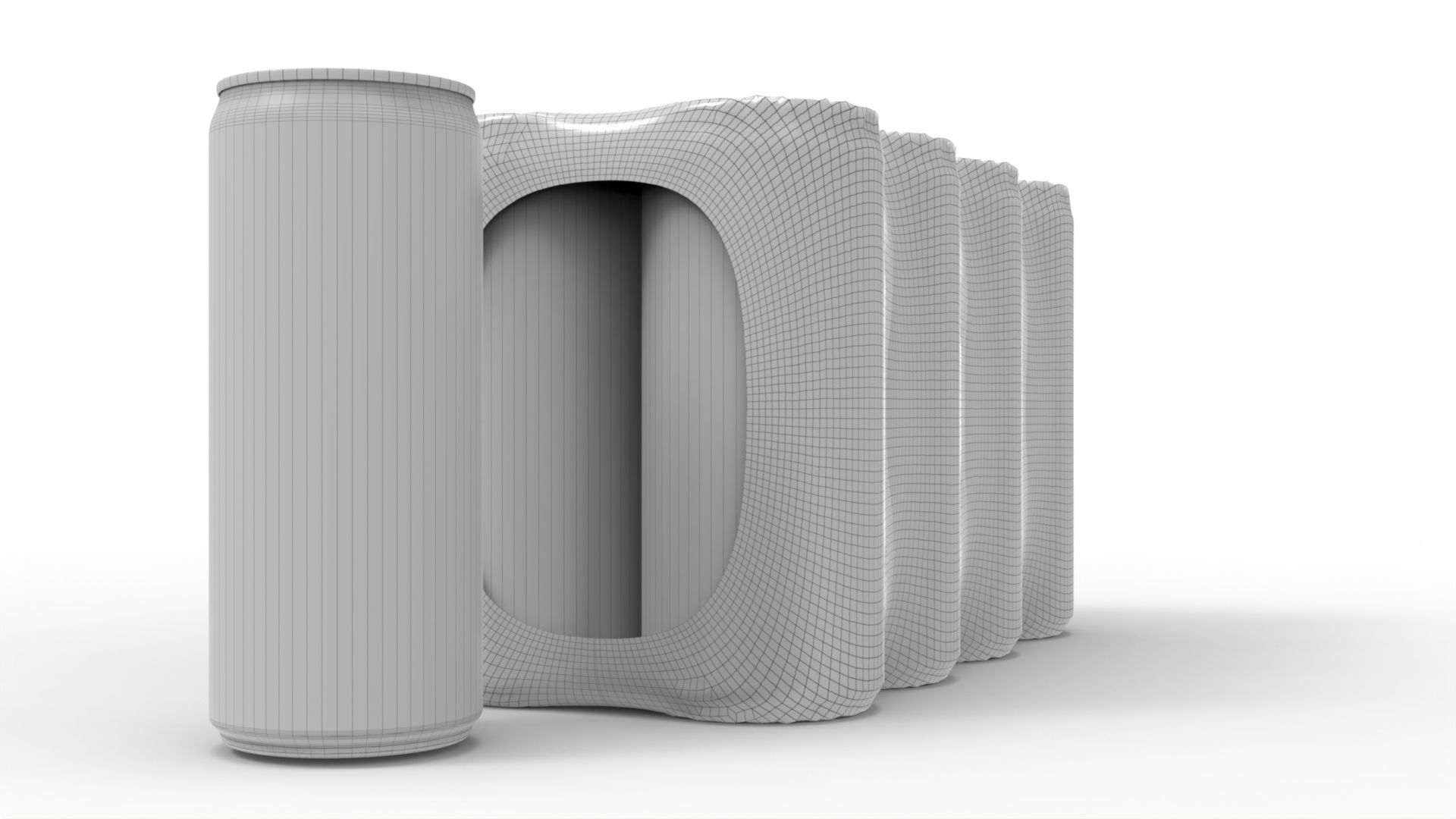 Eight pack packaging beverage soda cans 10-5oz - 310ml Texture_4