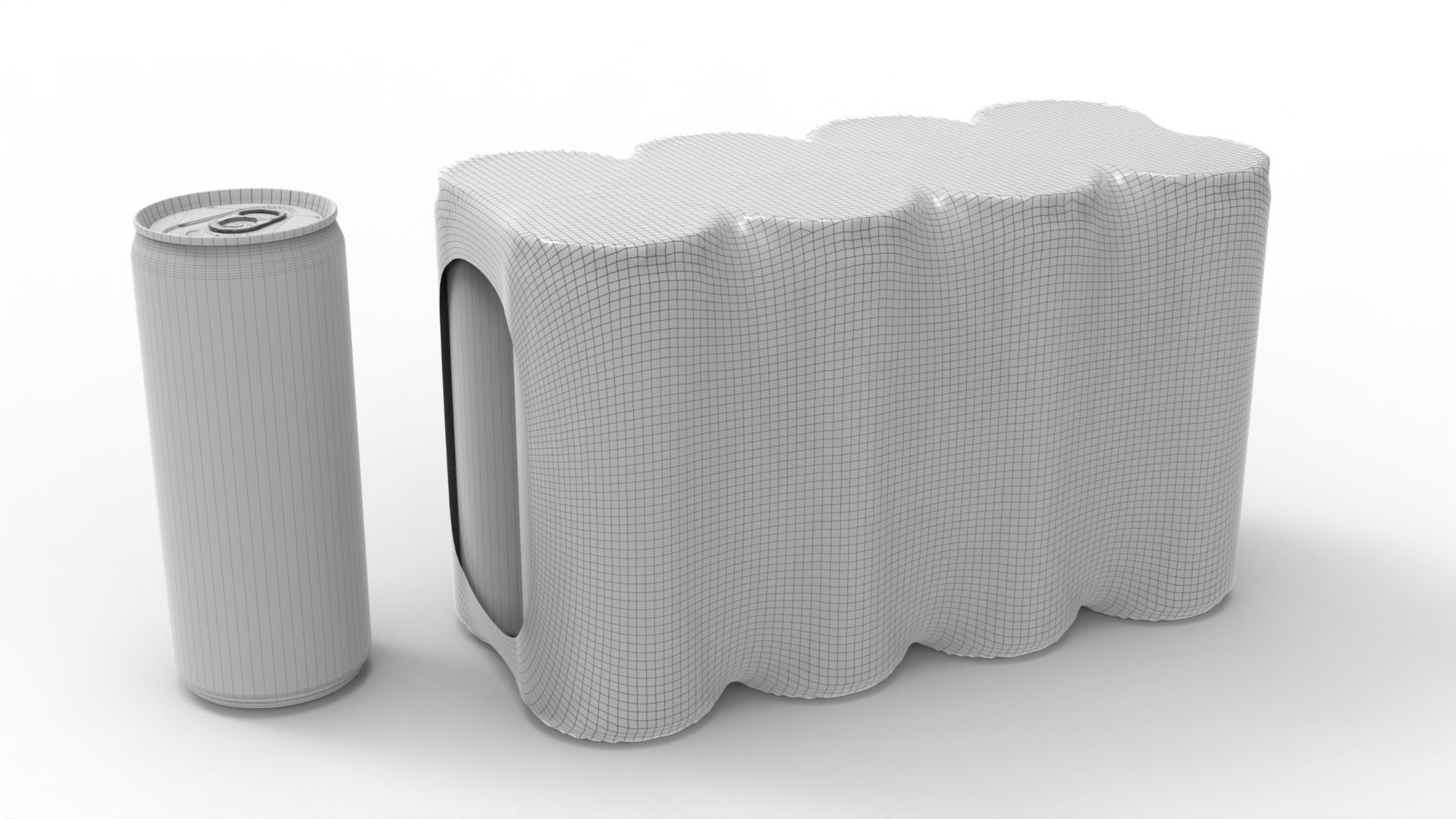 Eight pack packaging beverage soda cans 10-5oz - 310ml Texture_3