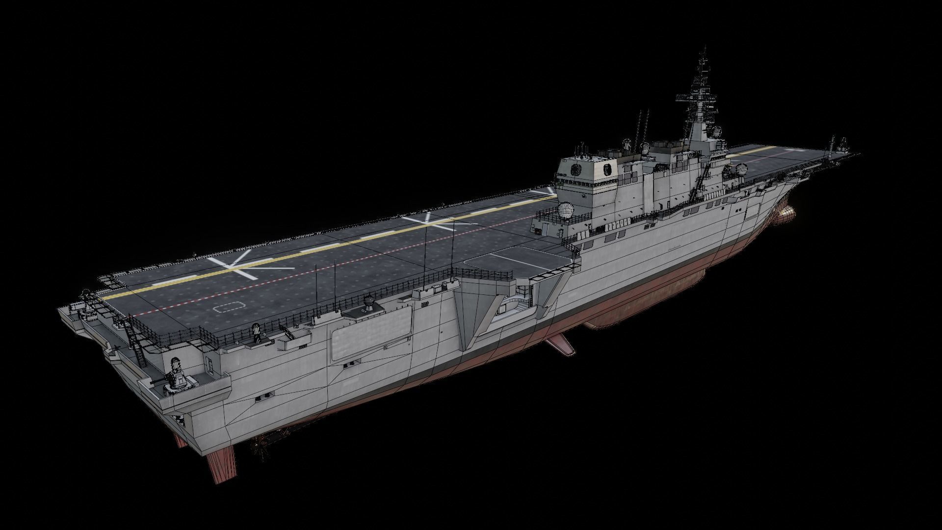 JS Kaga DDH-184 3D model | CGTrader