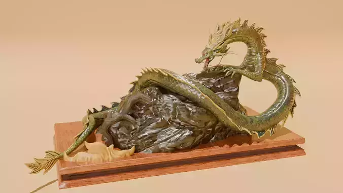 Naga Fang Lao Chinese Dragon Blender Project File