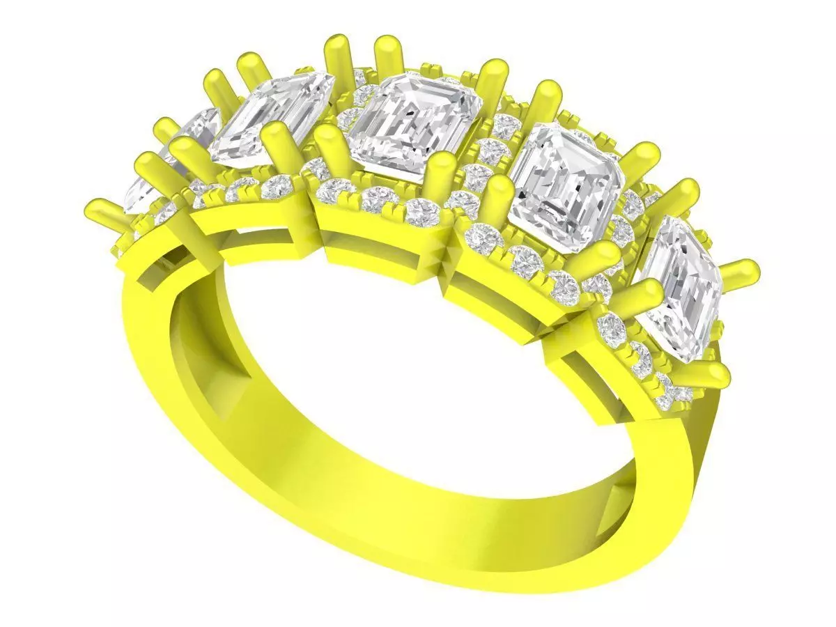 7937 italy diamond women fashion ring 3D print model