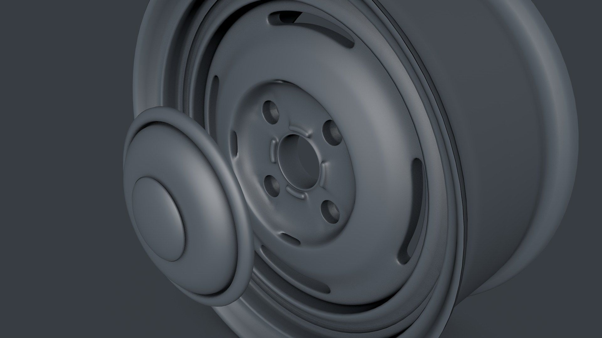 Steelie Rim 3D model_4