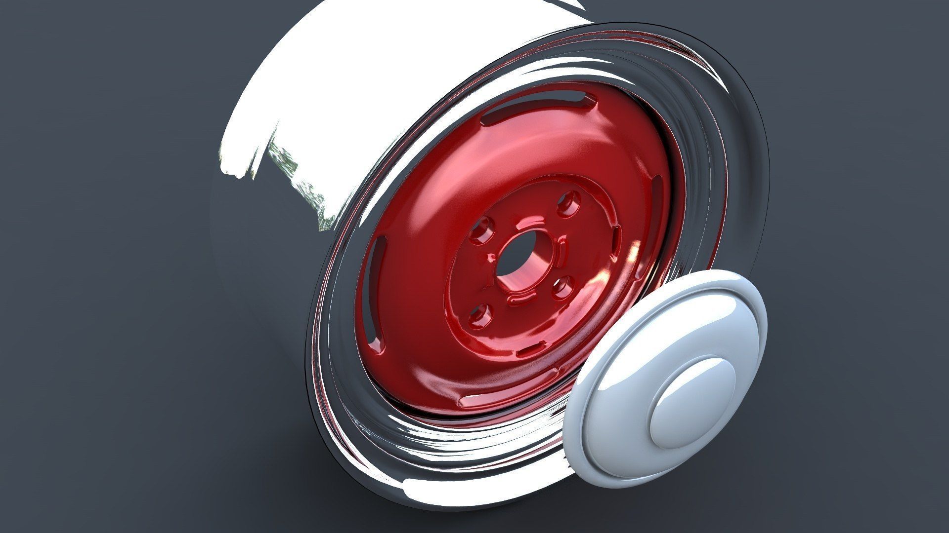 Steelie Rim 3D model_2