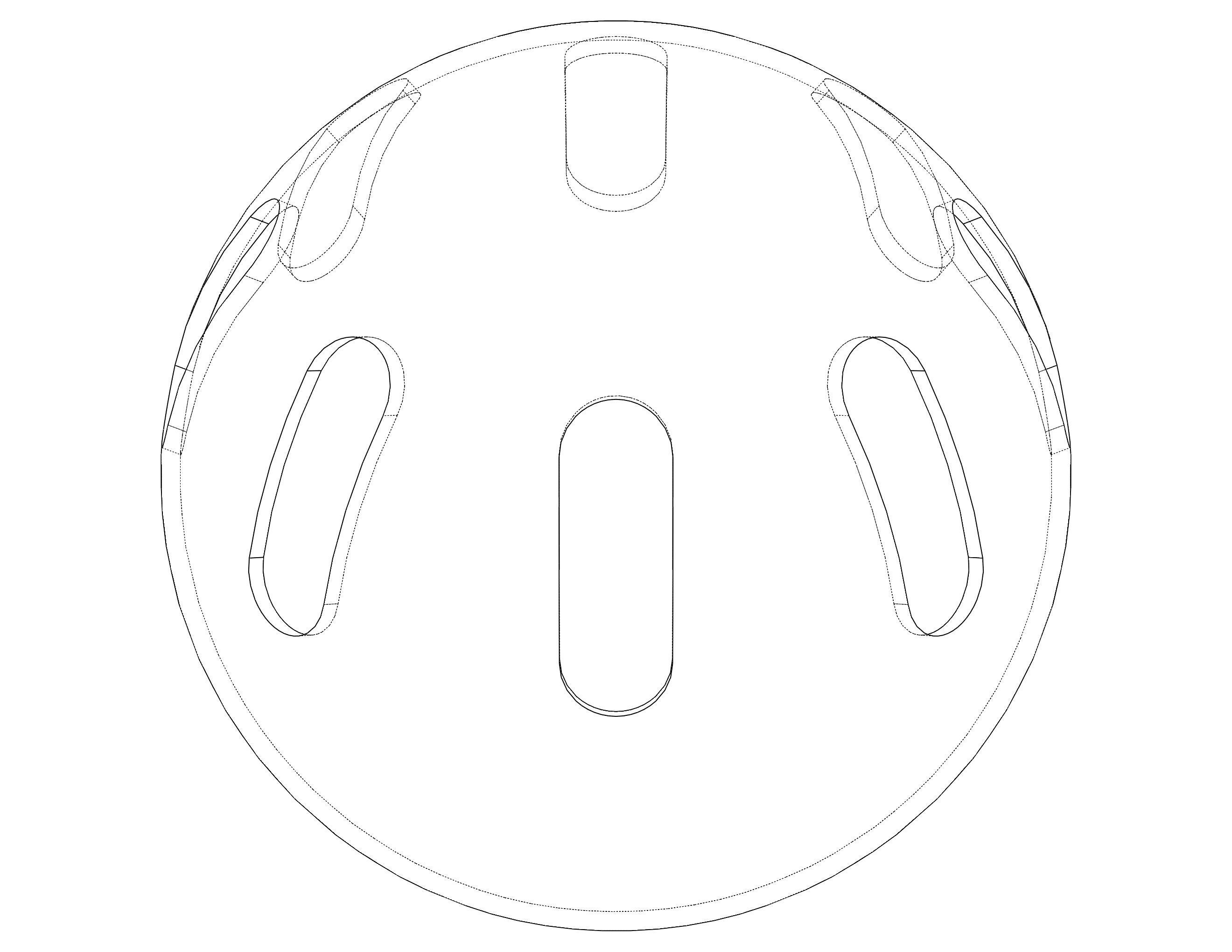 Plastic Wiffle Ball 3D print model_7