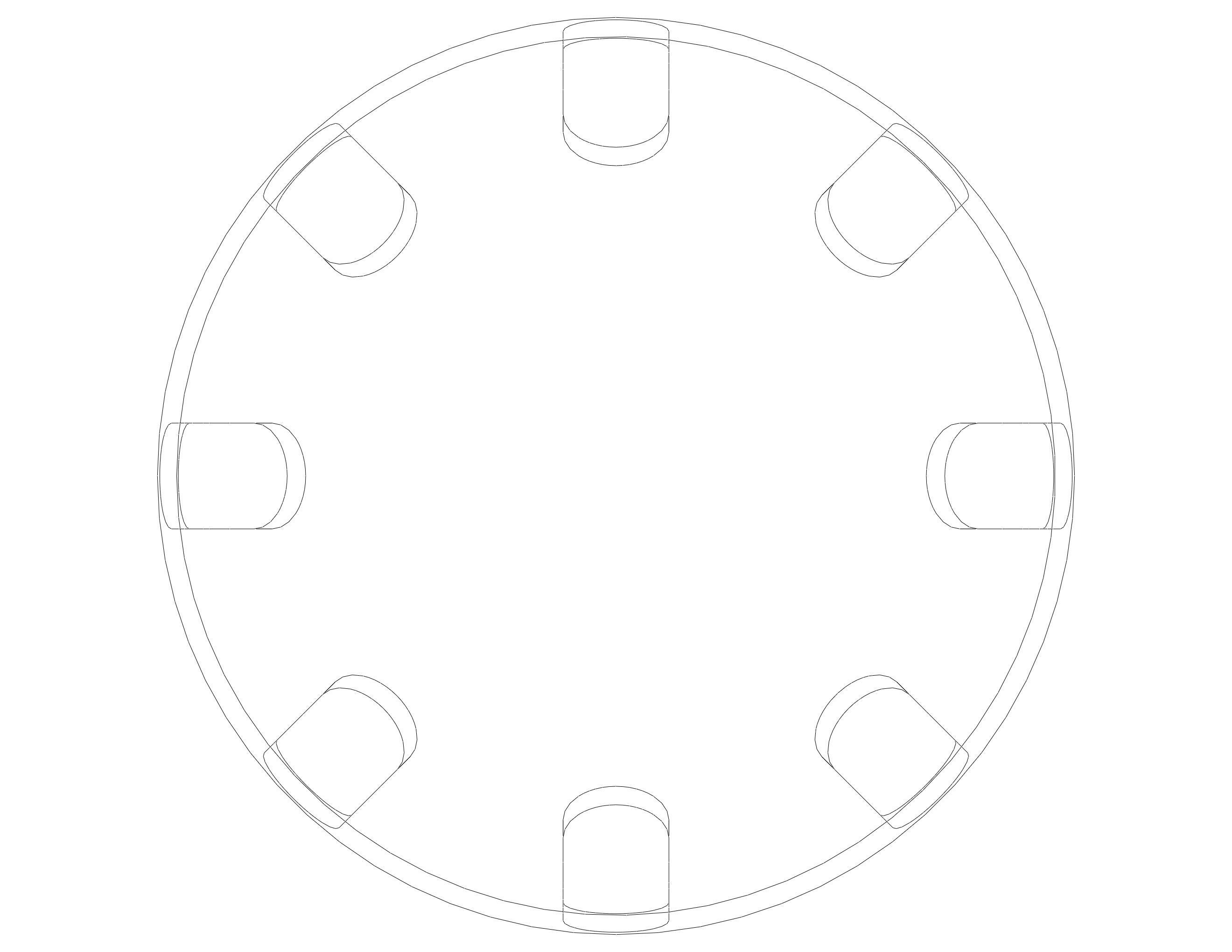 Plastic Wiffle Ball 3D print model_16