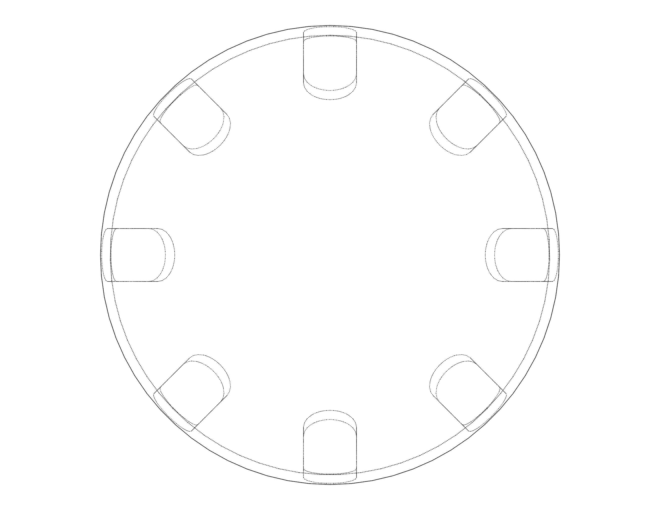 Plastic Wiffle Ball 3D print model_39