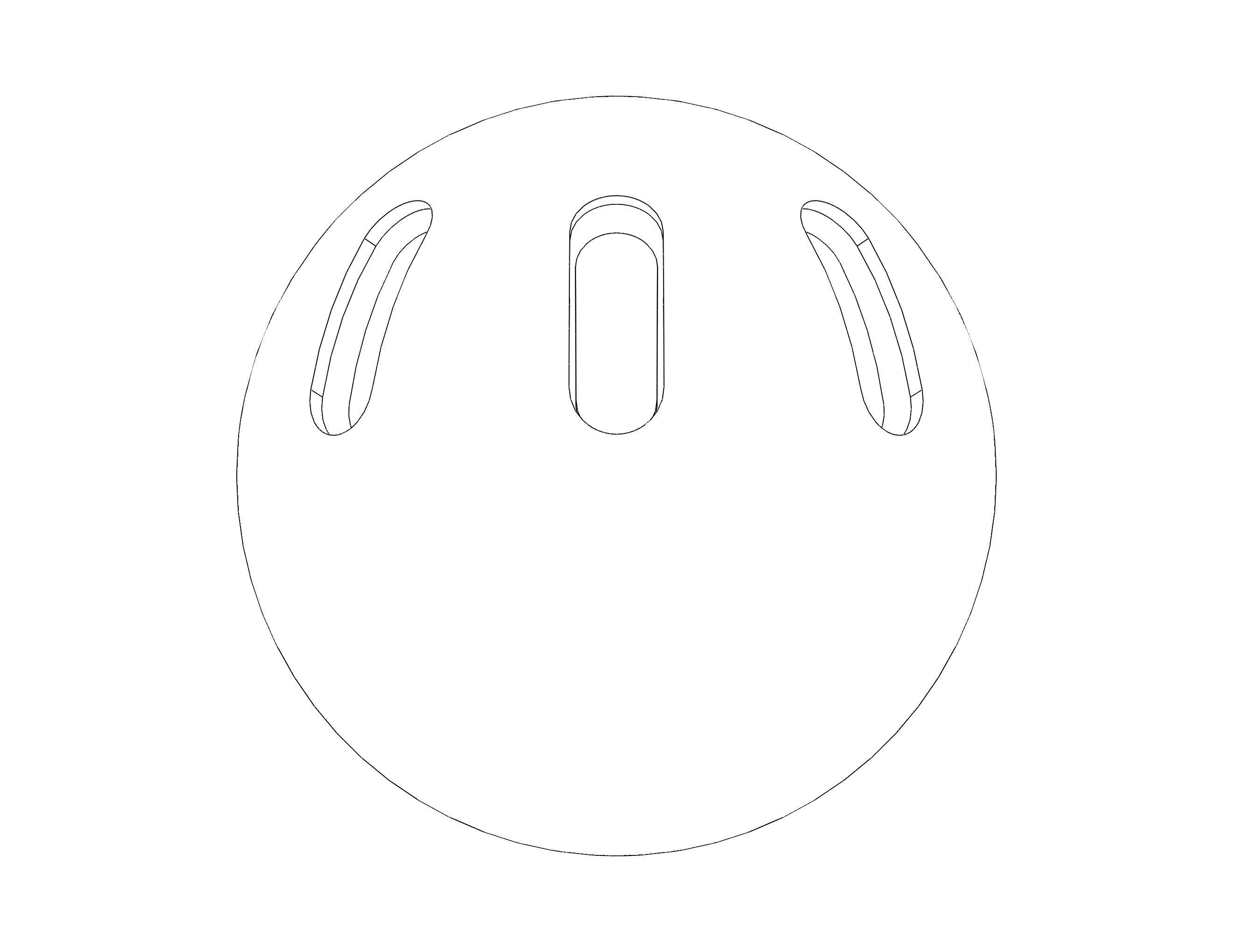 Plastic Wiffle Ball 3D print model_26