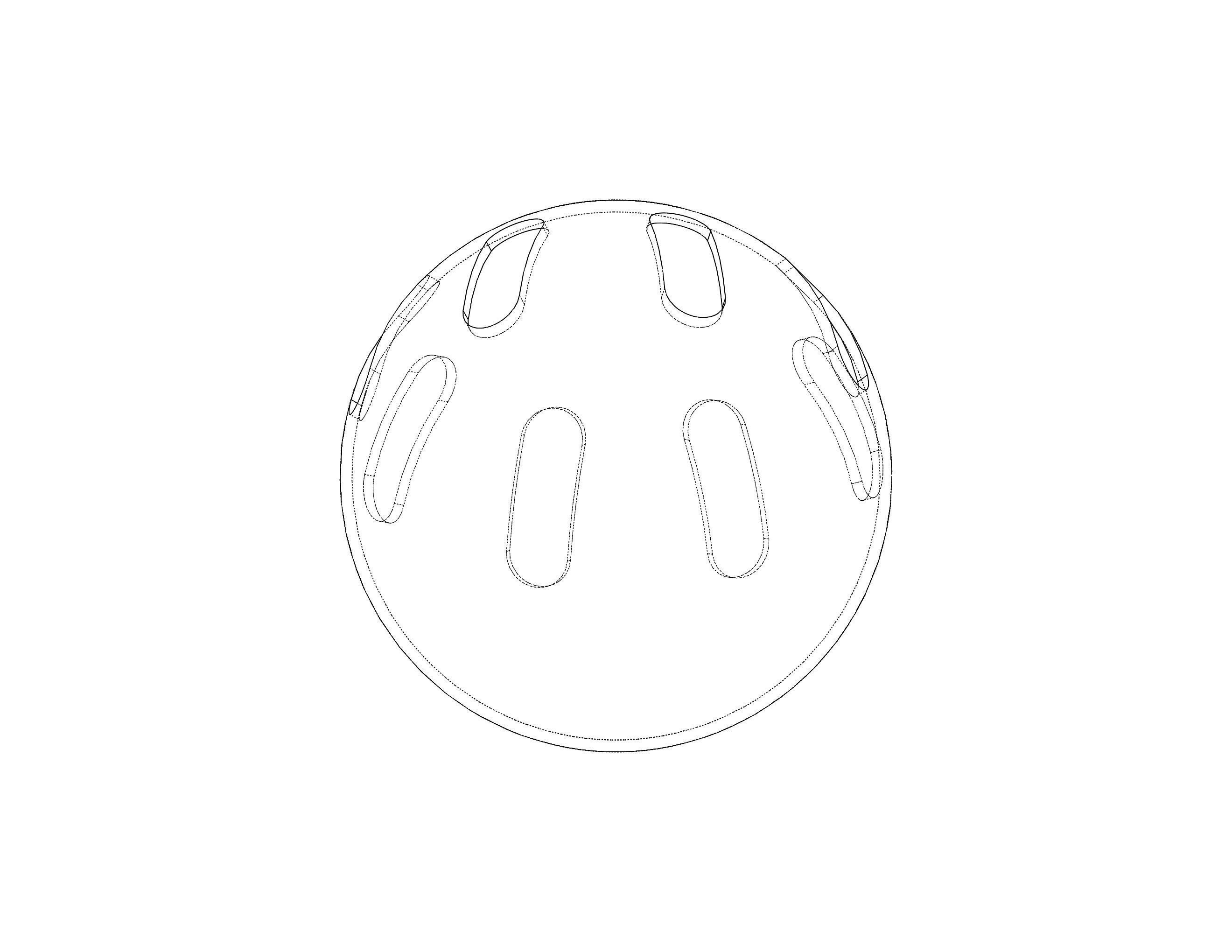 Plastic Wiffle Ball 3D print model_35