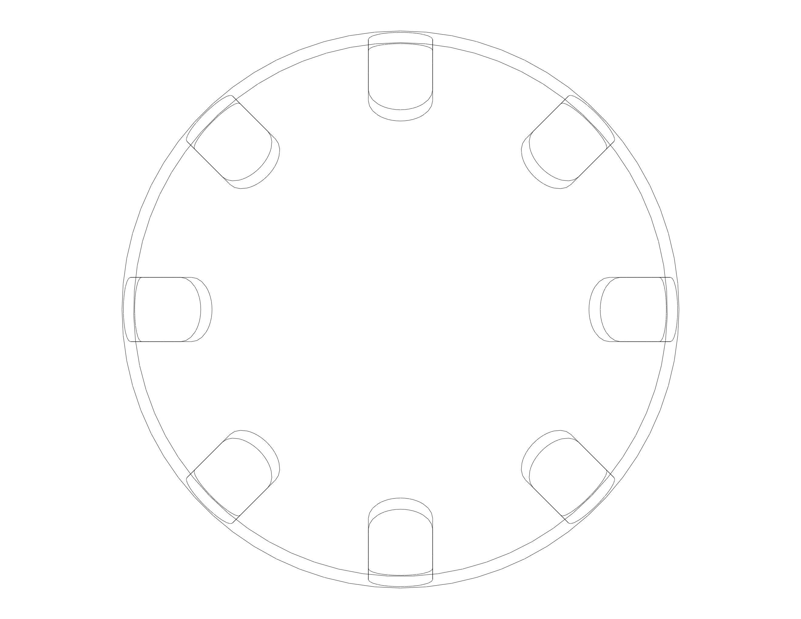 Plastic Wiffle Ball 3D print model_40