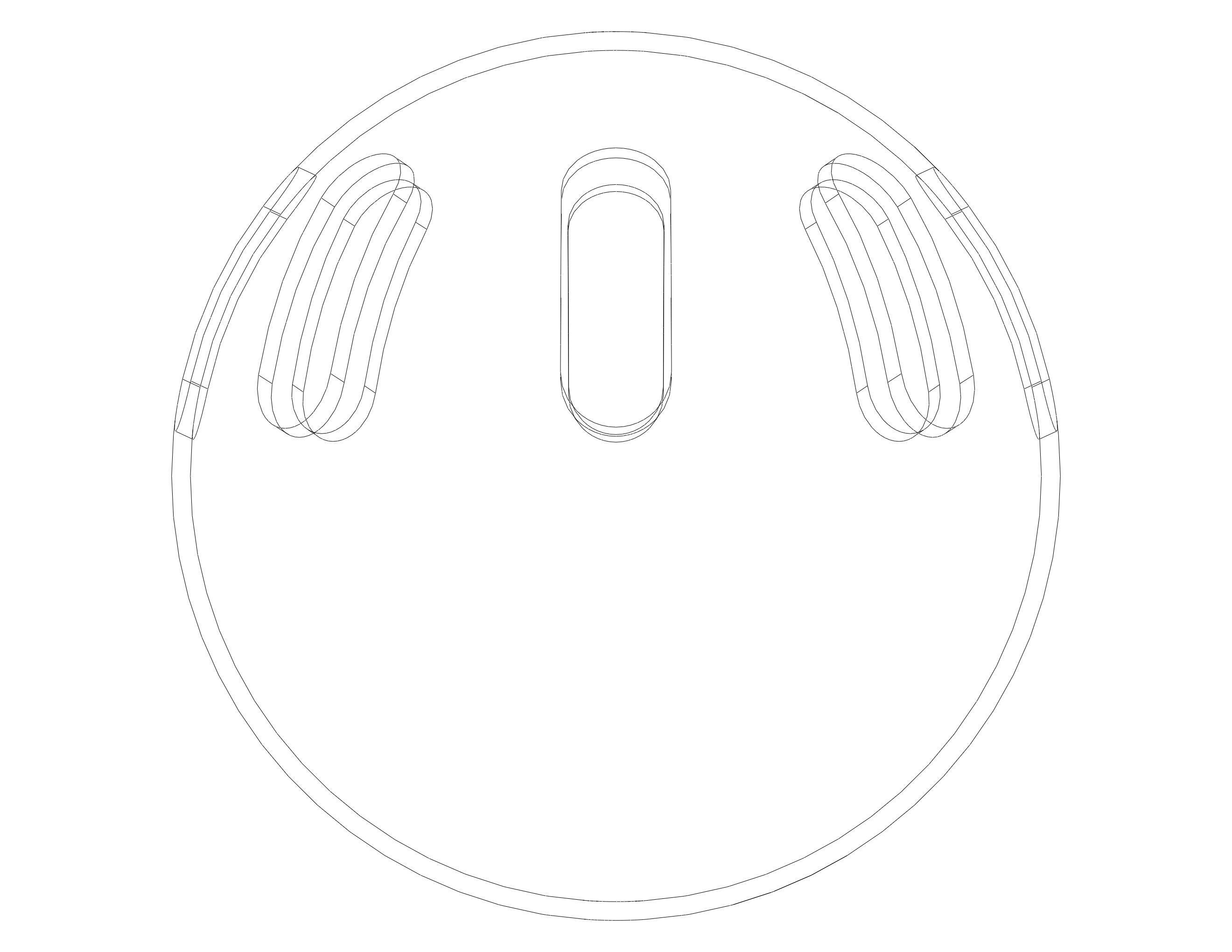 Plastic Wiffle Ball 3D print model_24