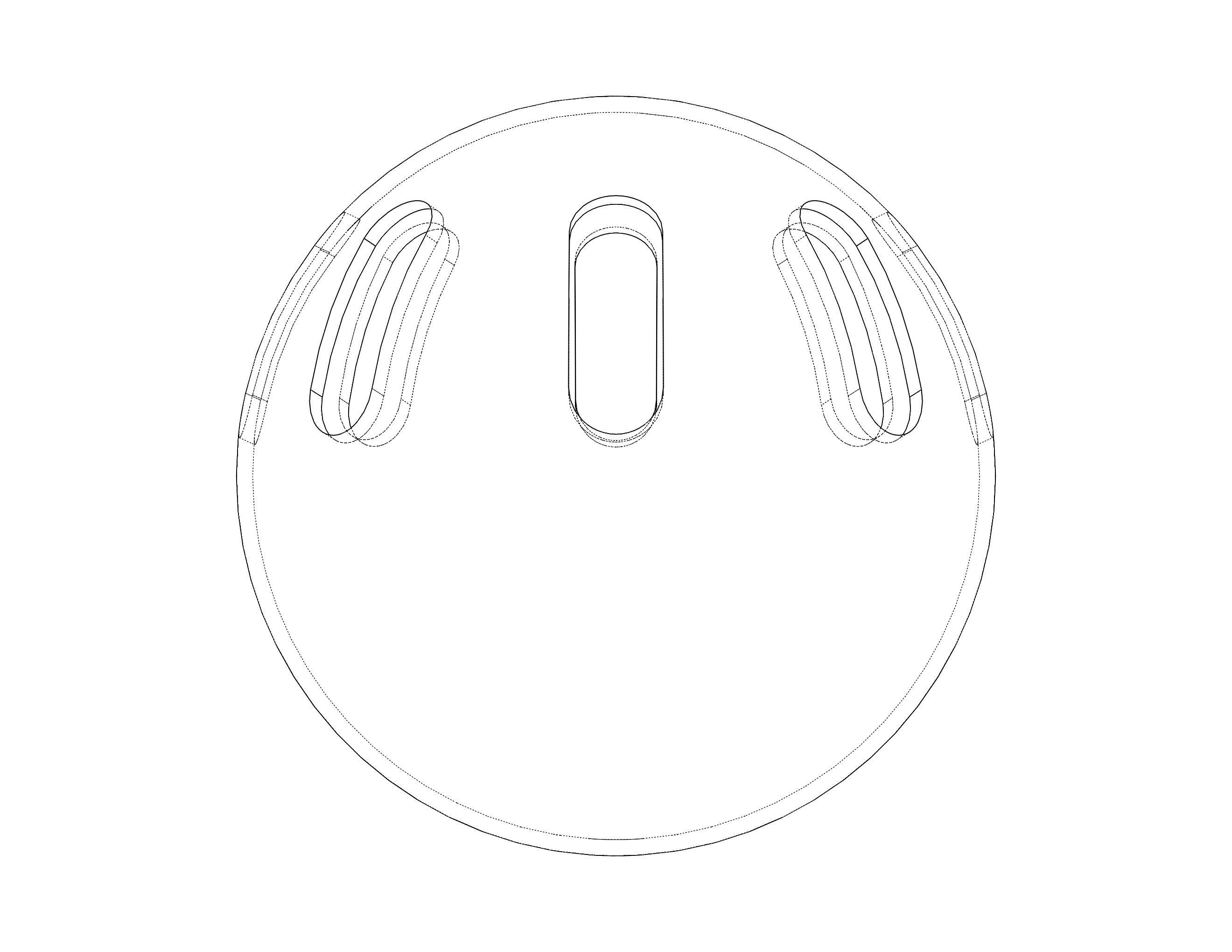 Plastic Wiffle Ball 3D print model_27