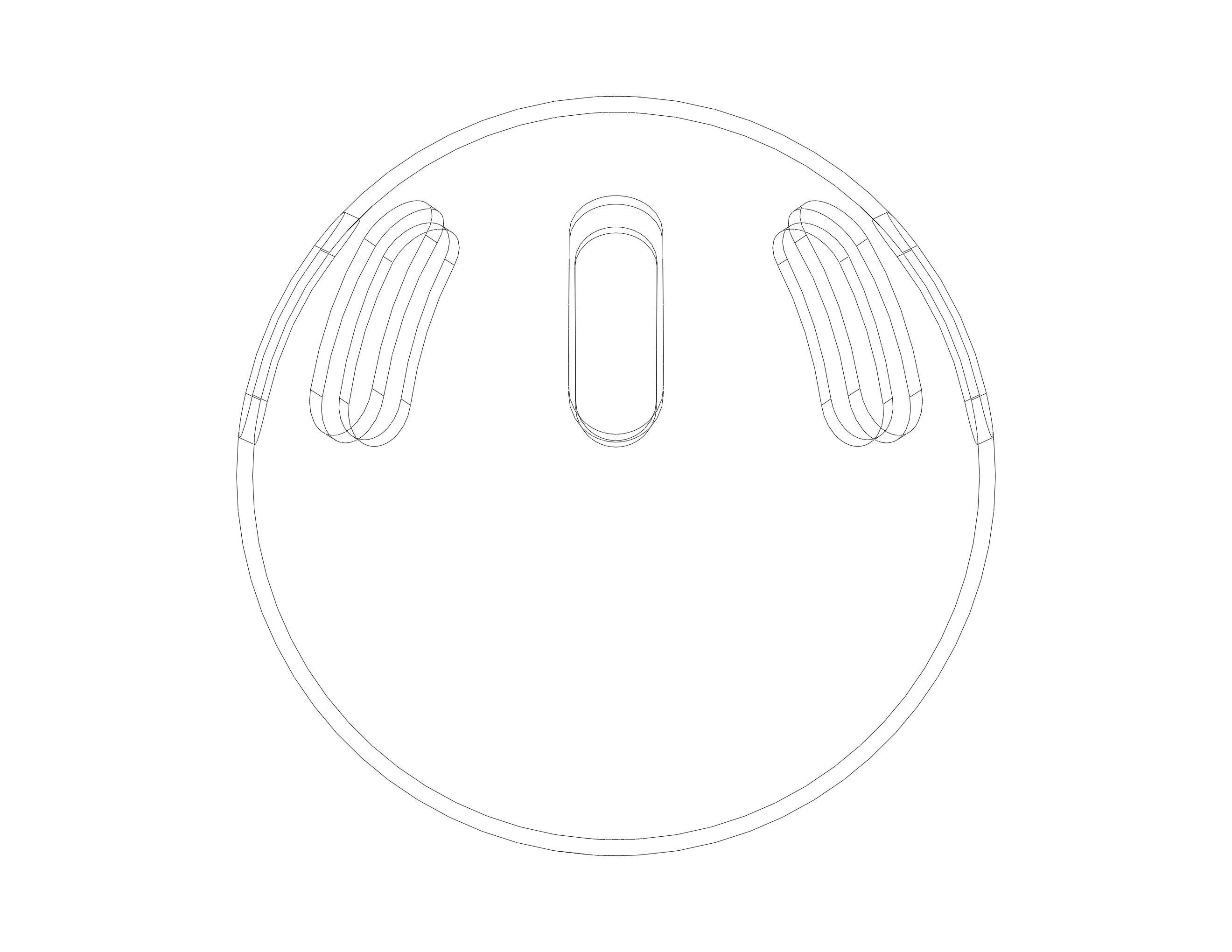 Plastic Wiffle Ball 3D print model_28