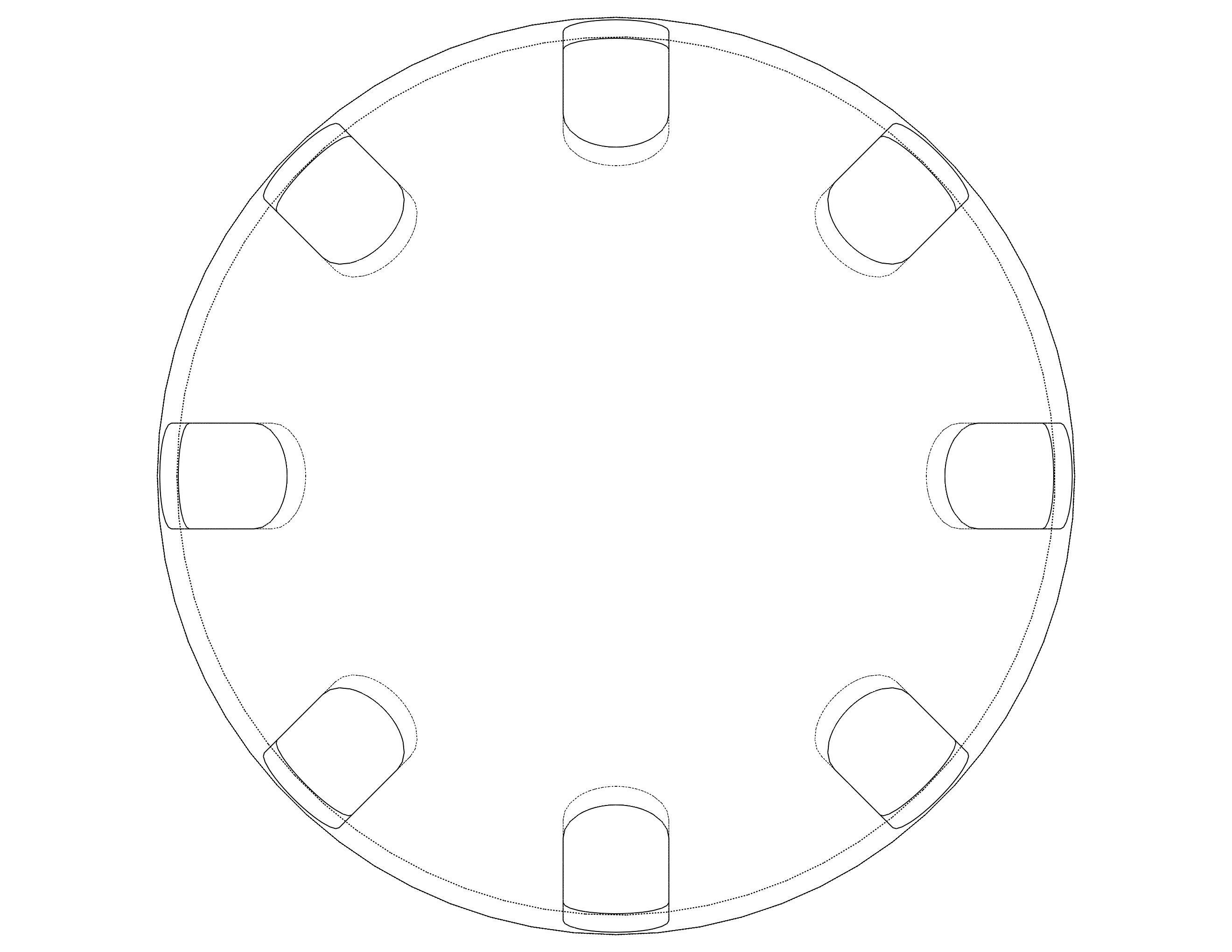 Plastic Wiffle Ball 3D print model_15