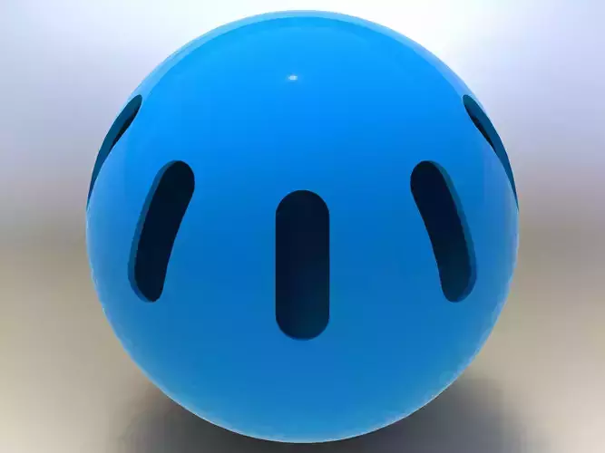 Plastic Wiffle Ball 3D print model