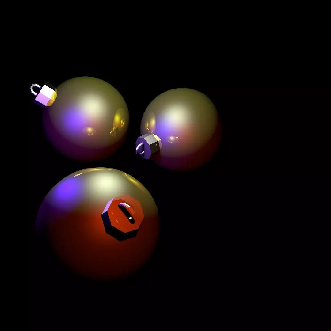 Christmas Tree Decoration 3D model_0