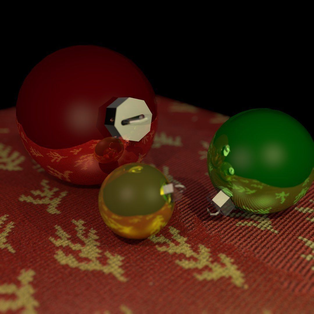 Christmas Tree Decoration 3D model_1