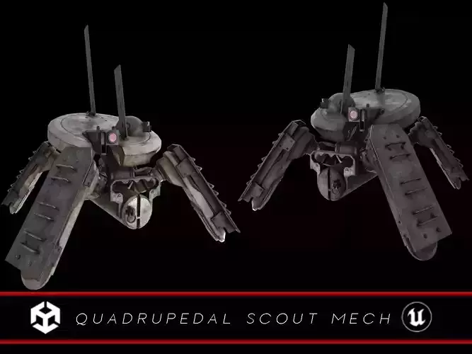 Quadrupedal Scout Mech