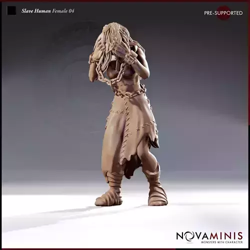 Slave Human Female 04 3D print model