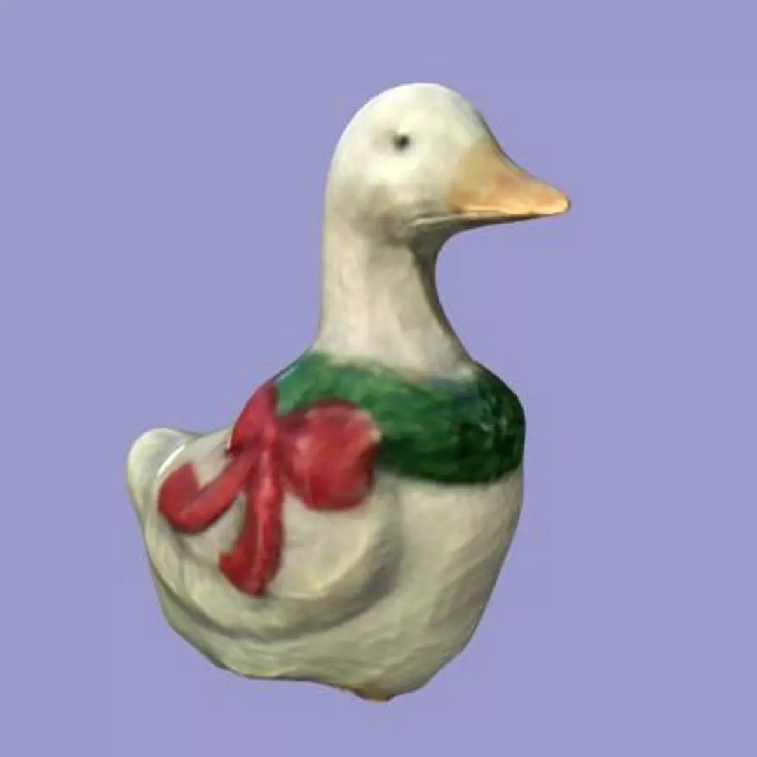 Christmas Duck 3D model_0