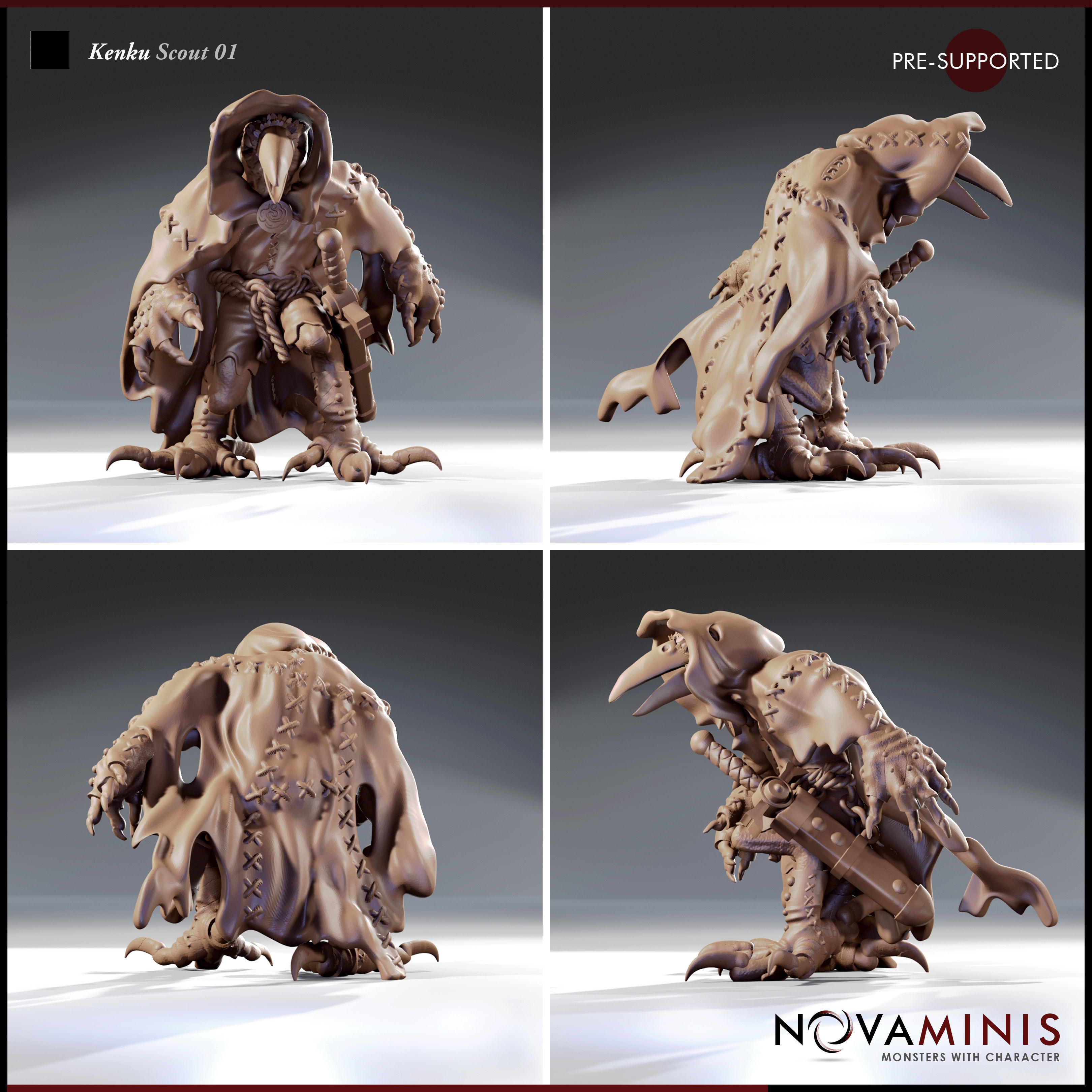 Kenku Scout 01 3D print model_2