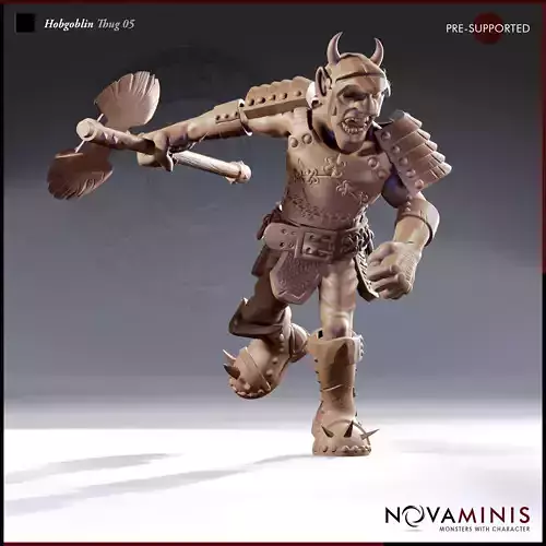 Hobgoblin Thug 05 3D print model