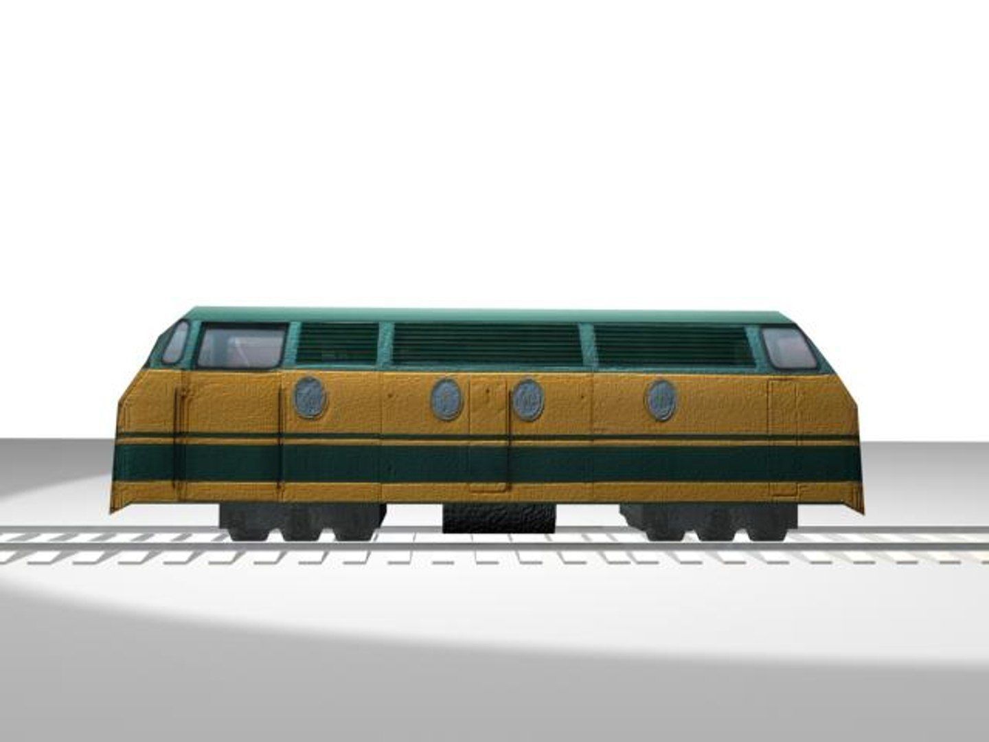 Locomotive 3D model_1