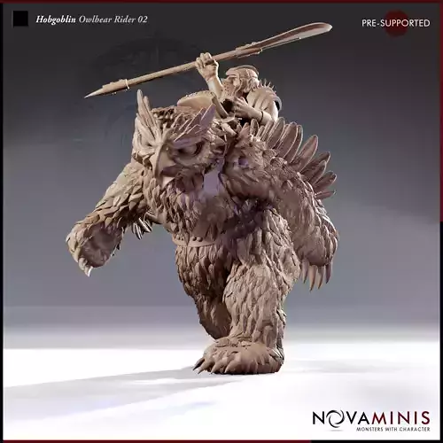 Hobgoblin Owlbear Rider 02 3D print model
