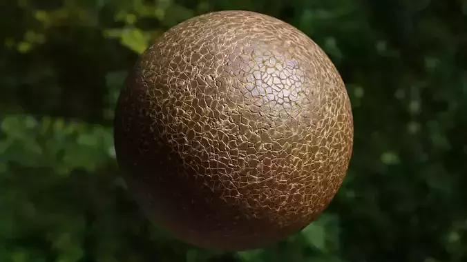 Cracked Leather Procedural PBR Material for Blender