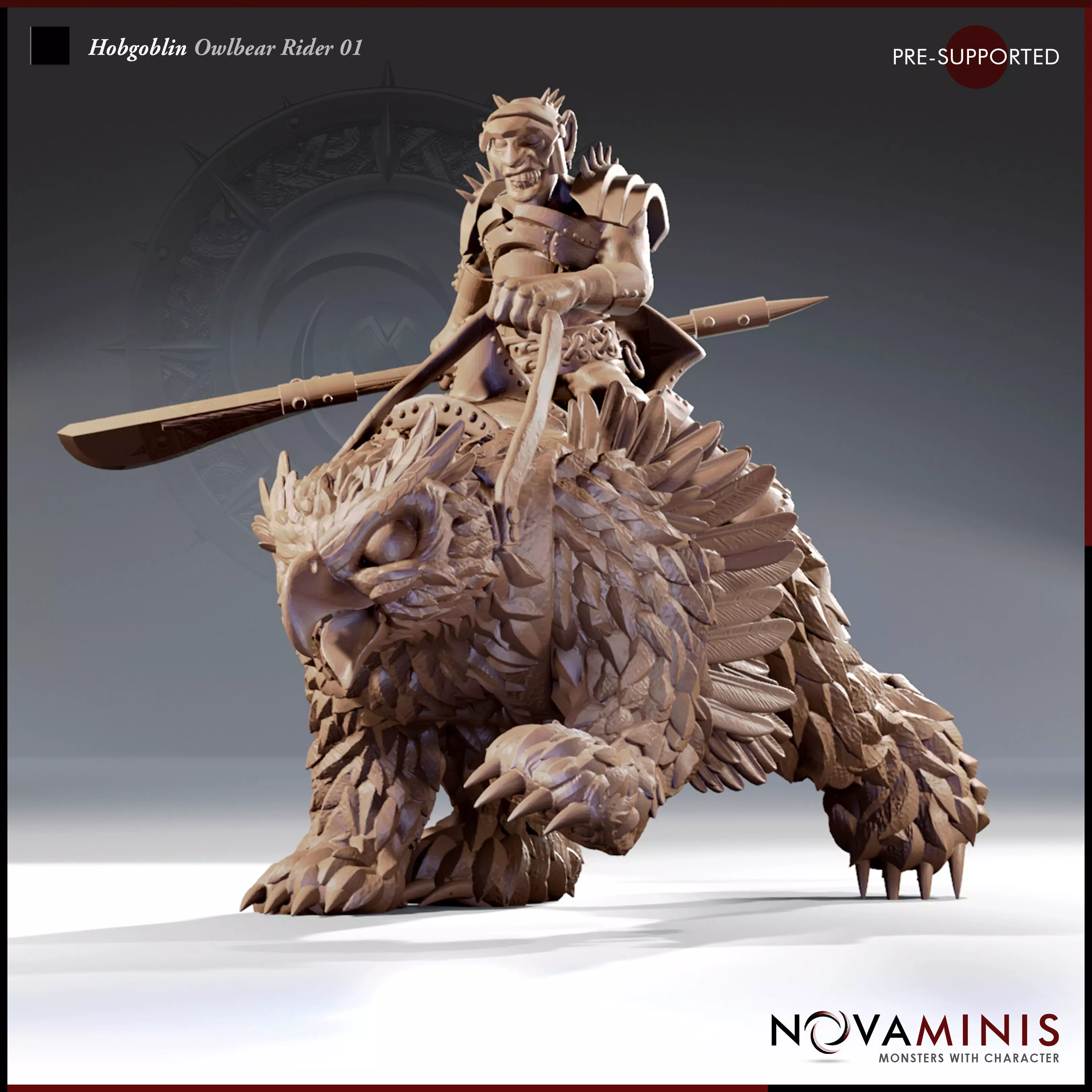 Hobgoblin Owlbear Rider 01 3D print model_0