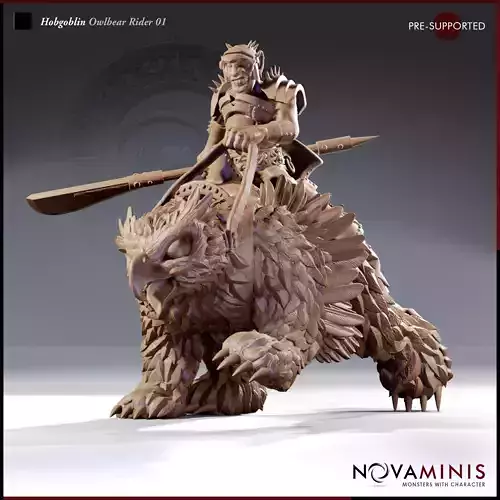 Hobgoblin Owlbear Rider 01 3D print model