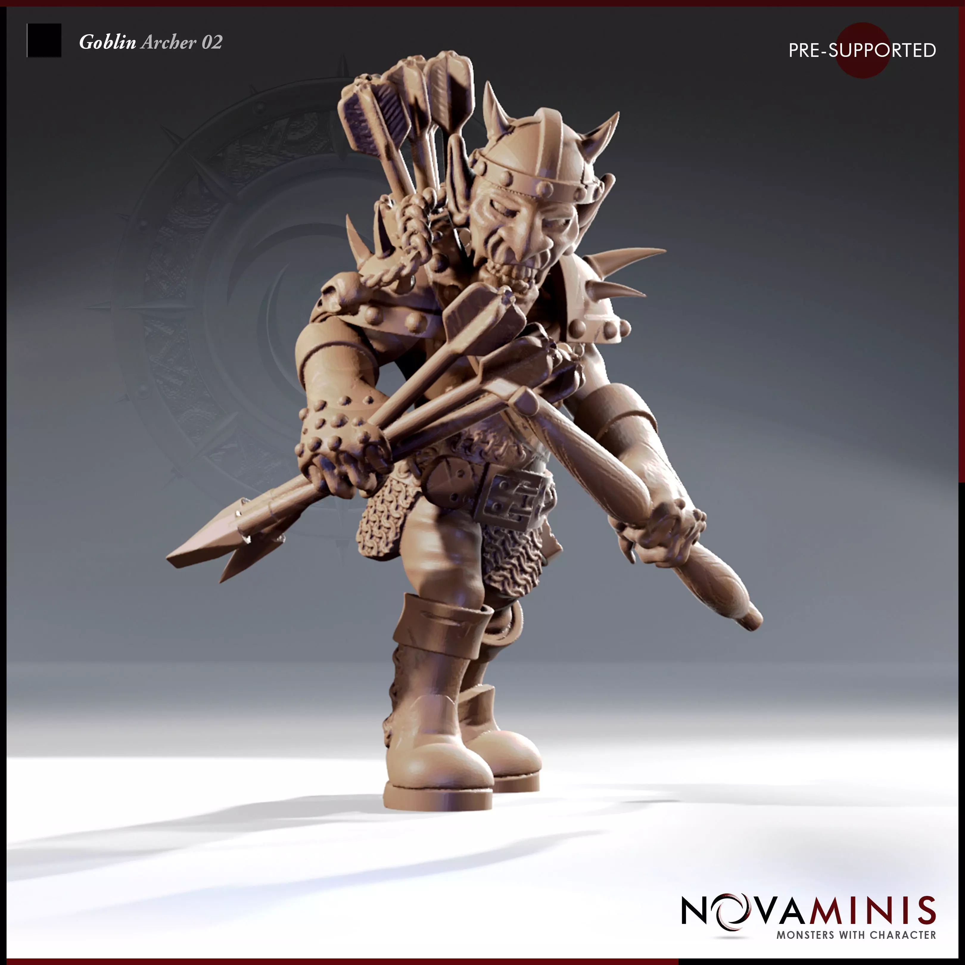 Goblin Archer 02 3D print model_0