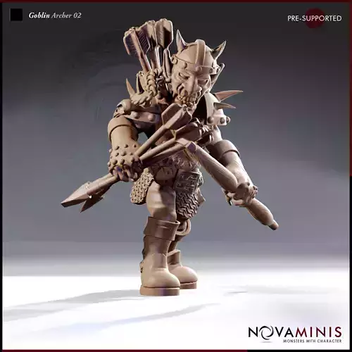 Goblin Archer 02 3D print model