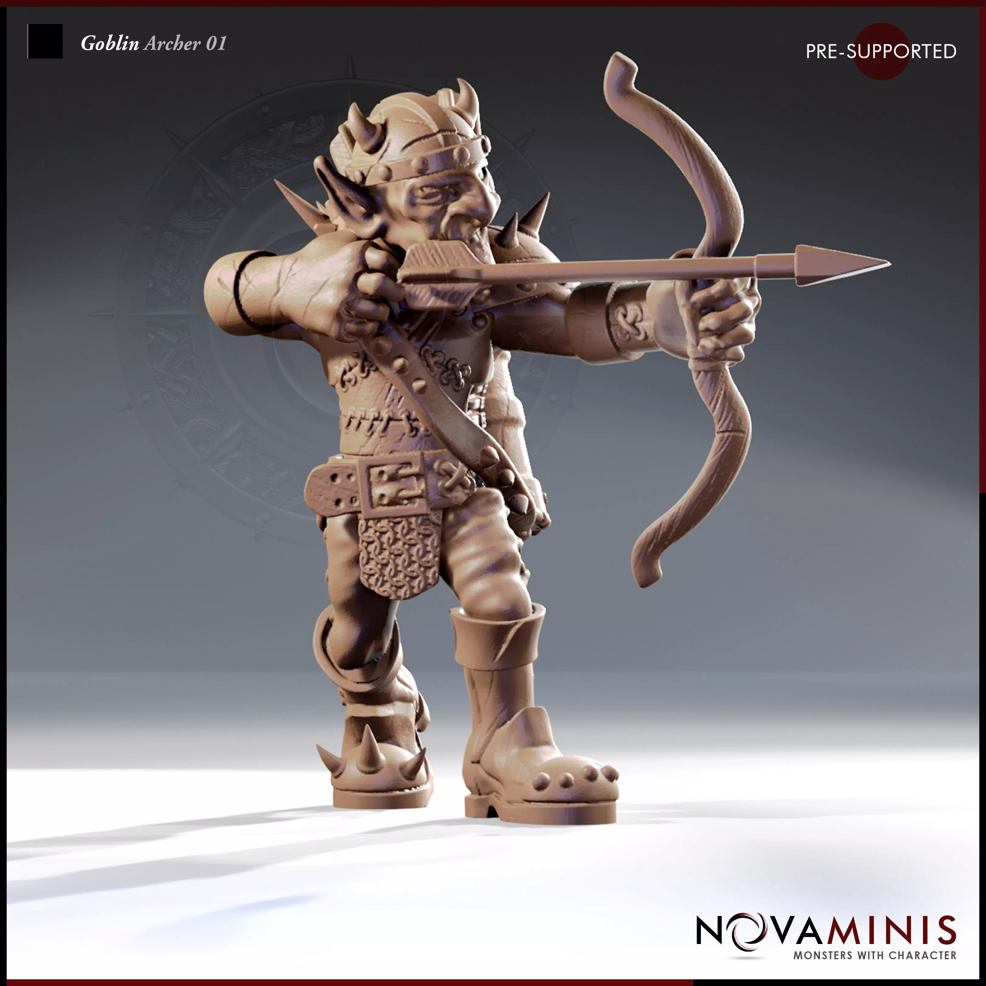 Goblin Archer 01 3D print model_0