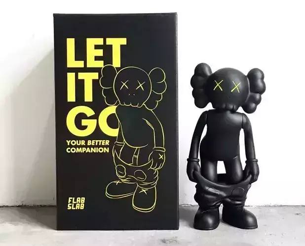 Kaws Let It Go Companion Fan Art Toy 
