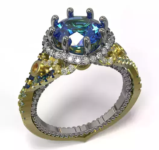 stl and rhinoceros ring 3D print model