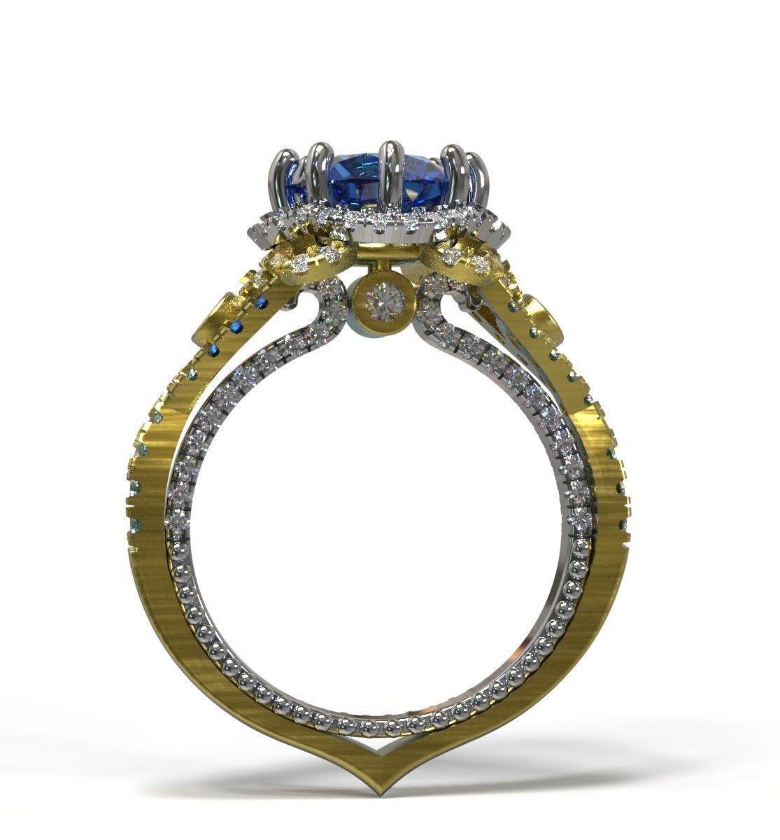 stl and rhinoceros ring 3D print model_1