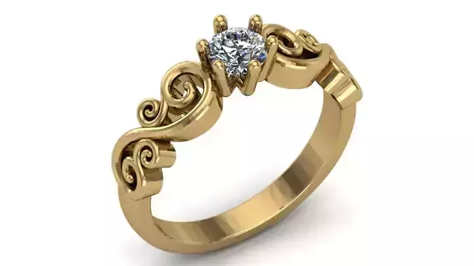 Ring 3D printable model