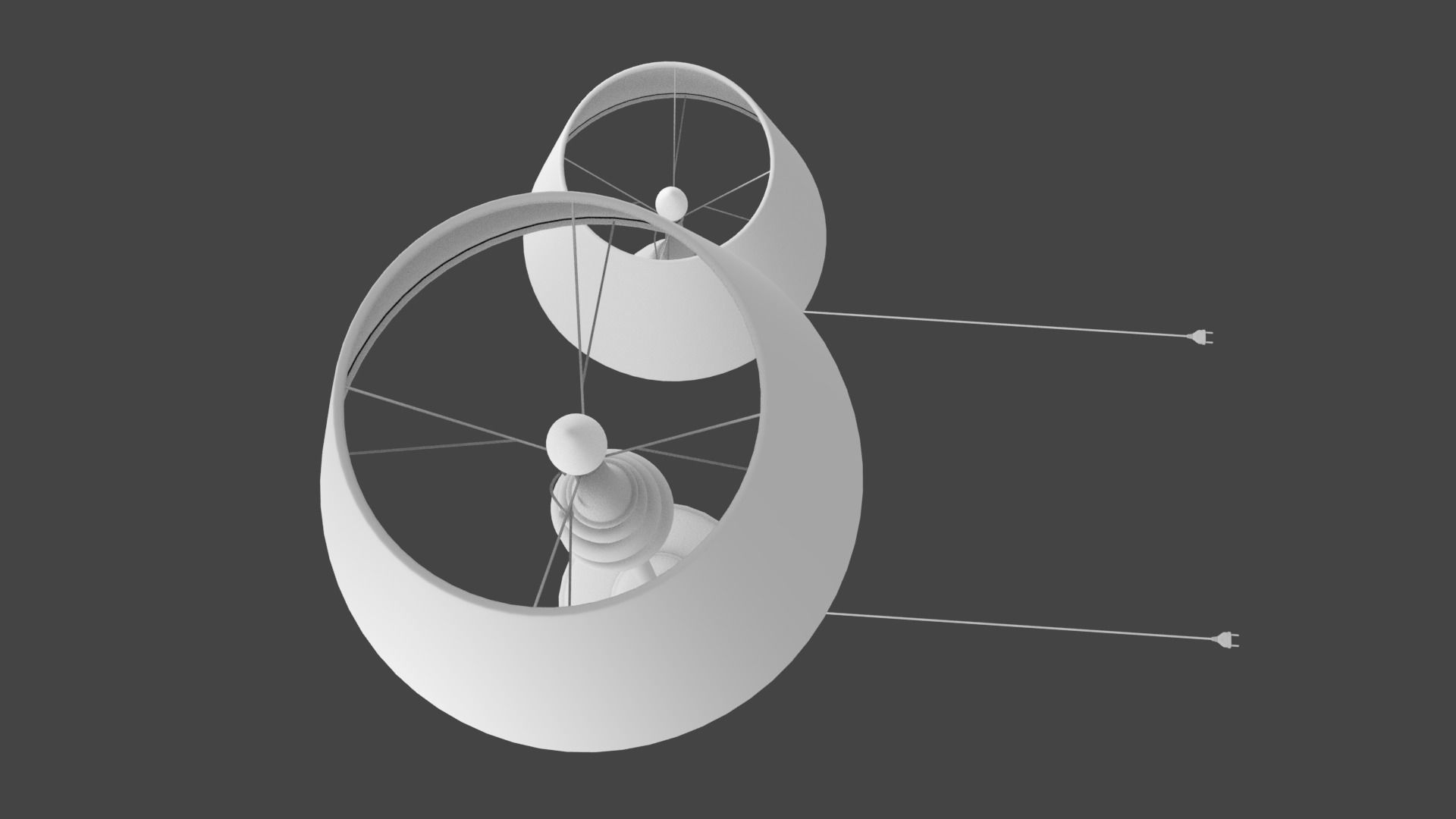 Rigged Lamp Model 3D model_6