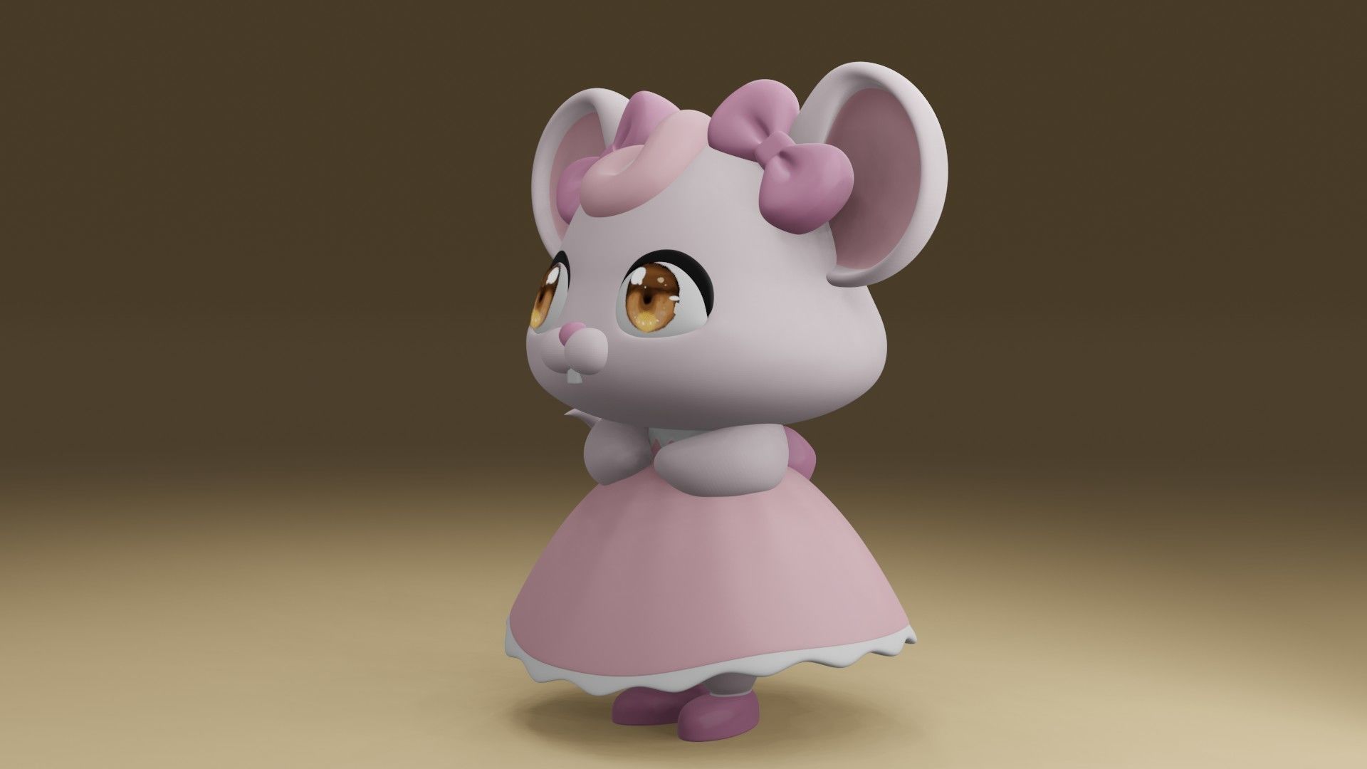 Mouse 3D print model_14
