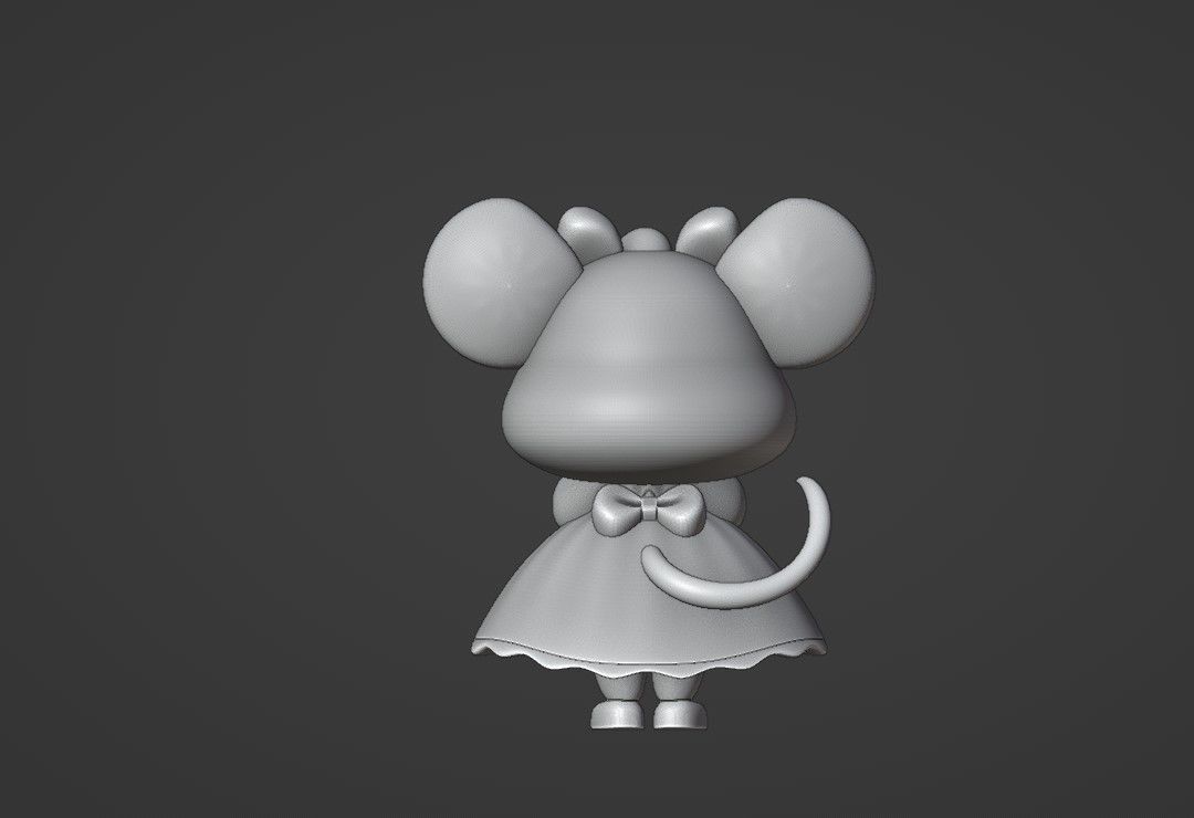 Mouse 3D print model_4
