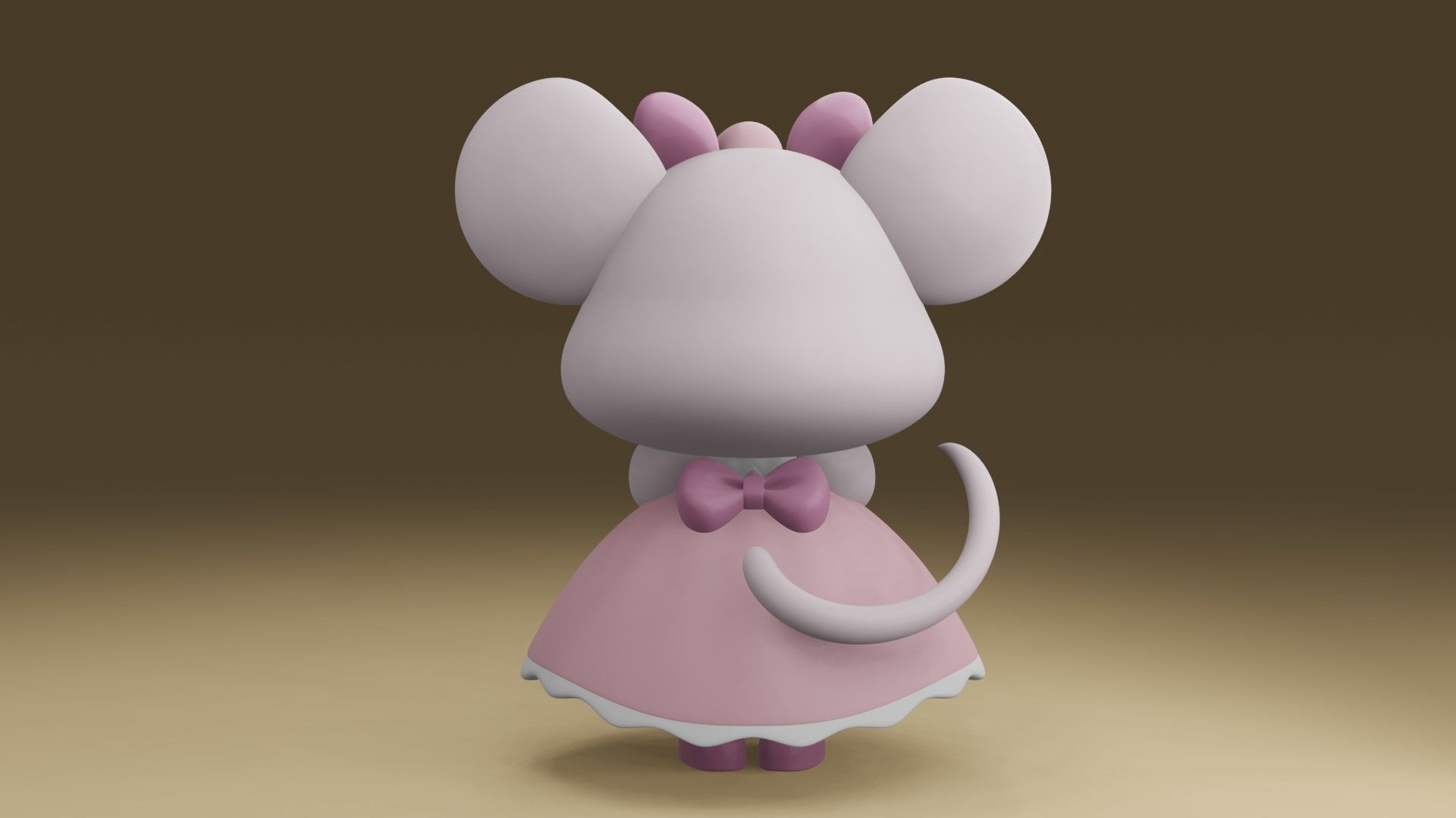 Mouse 3D print model_11