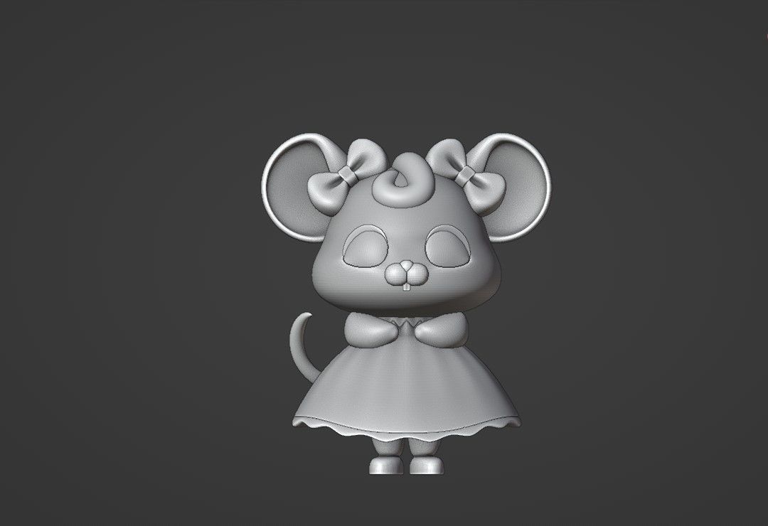 Mouse 3D print model_2