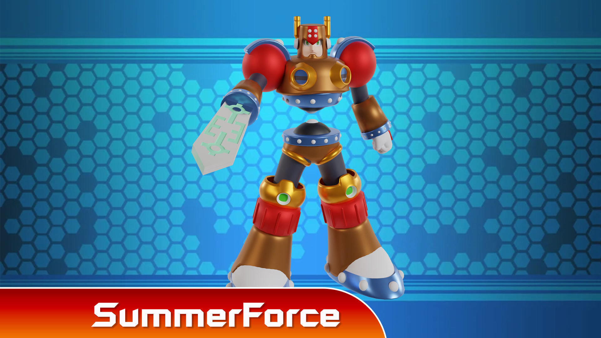 Swordman - Megaman 3D model_2