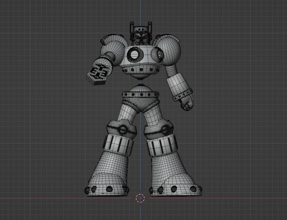 Swordman - Megaman 3D model_8