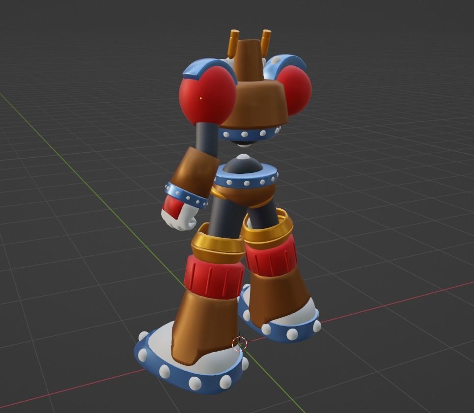Swordman - Megaman 3D model_4