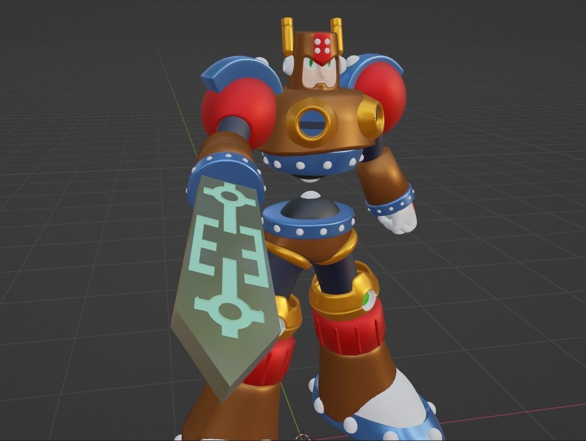Swordman - Megaman 3D model_6