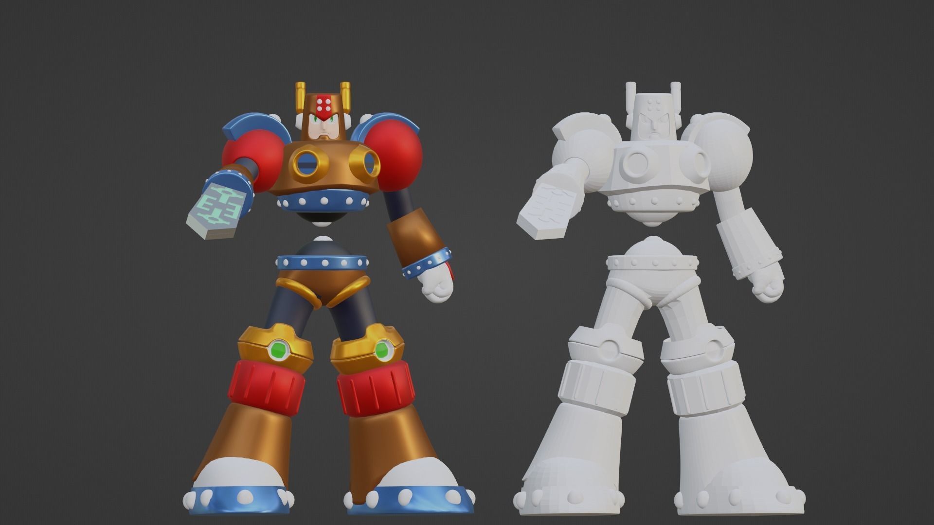 Swordman - Megaman 3D model_15