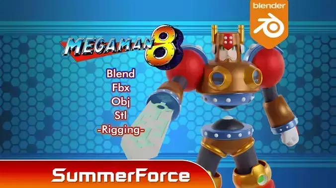 Swordman - Megaman 3D model