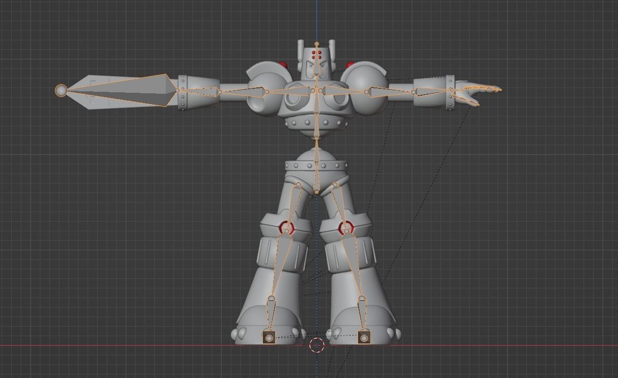 Swordman - Megaman 3D model_13